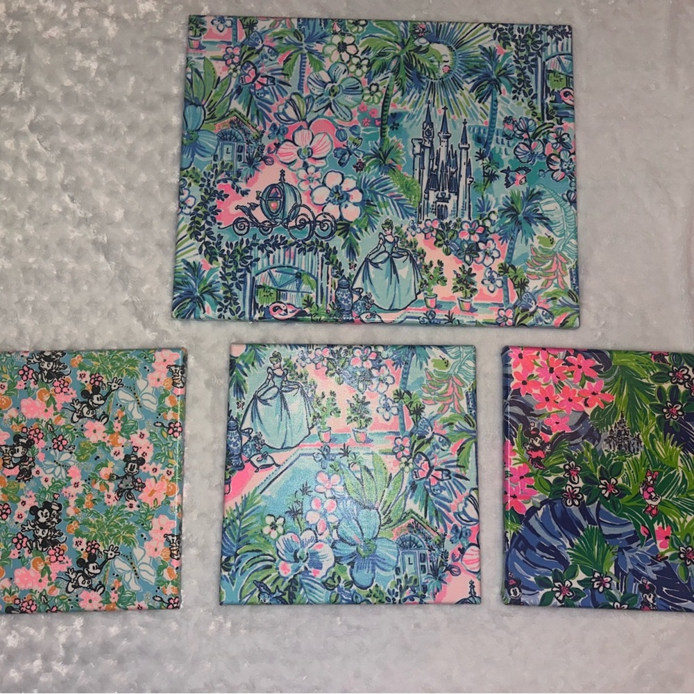 Lilly x Disney wall Canvas Art 12x12 - Picture 2 of 13